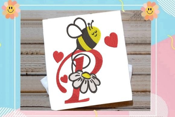 Cute Bee P Letter Monogram: A Designer’s Review