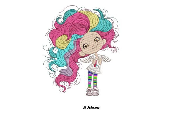Cute Little Girl Angel: A Holiday Embroidery Review