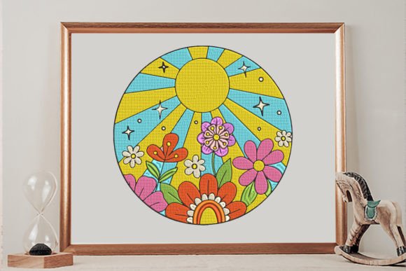 Groovy Retro Sun: A Designer’s Review for Branded Merch