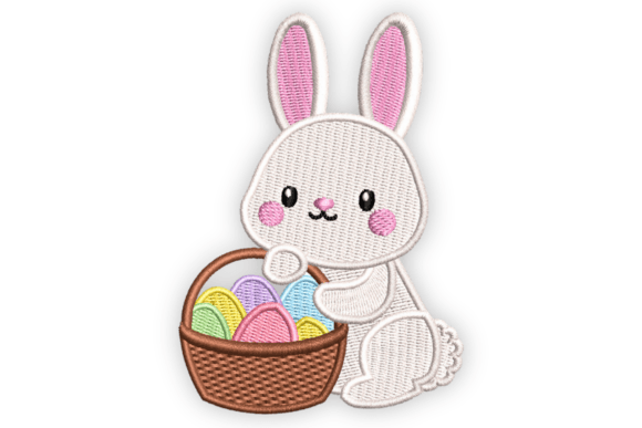 Review: Bunny with Basket of Easter Eggs Design
