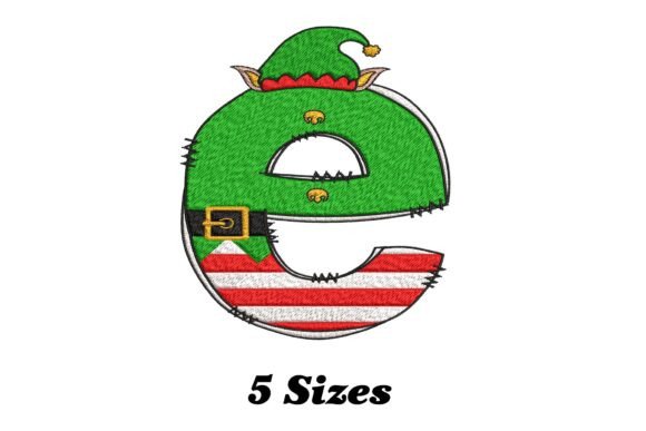 Review: Elf Letter E Christmas for Holiday Embroidery