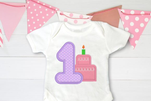 Review: First Birthday 1 with Cake Applique for Holiday Sellers