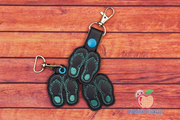 Review: Flip Flops ITH Key Fob Pattern for Boutique Apparel