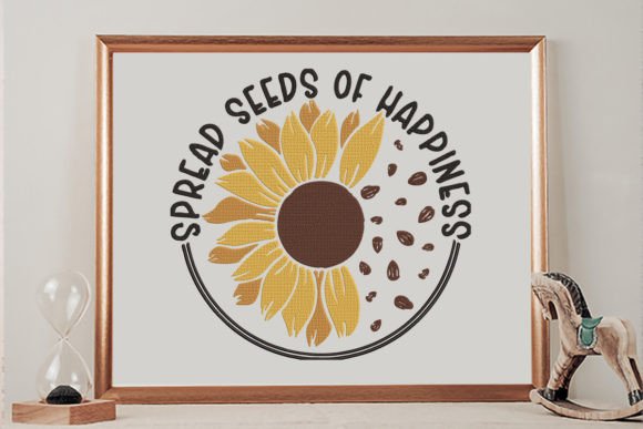 Review: Spread Seeds of Happiness, Sunflower Embroidery