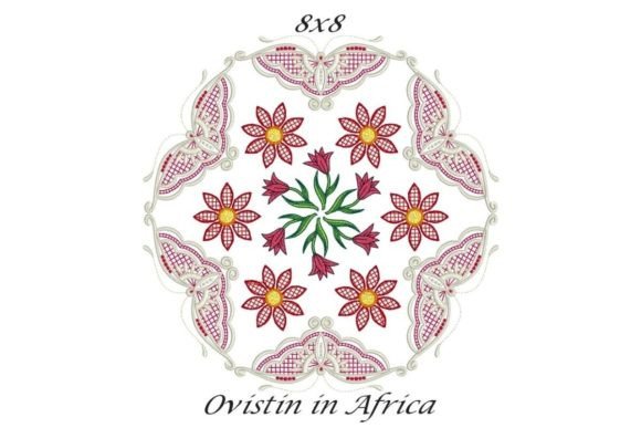 Reviewing Stunning Floral Quilt Block 2 for Commercial Use